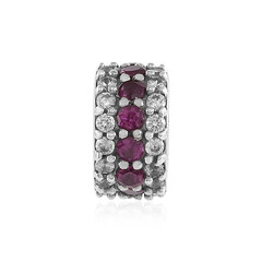Ciondolo in argento con Rodolite