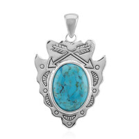 Ciondolo in argento con Turchese Kingman Mohave Blu (Art of Nature)