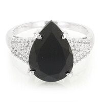 Anello in argento con Spinello Nero