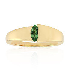Anello in oro con Tsavorite AAA del Kenia
