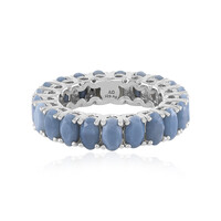 Anello in argento con Opale Blu