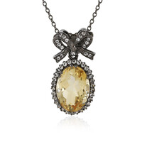 Collana in argento con Citrino