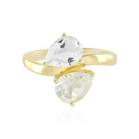 Anello in argento con Ametista Verde