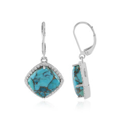 Orecchini in argento con Turchese Ramato Blu (Faszination Türkis)