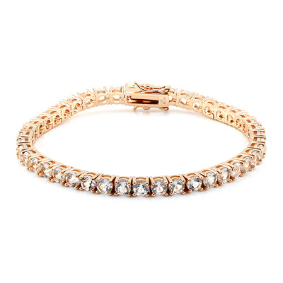 Bracciale in argento con Topazio Bianco