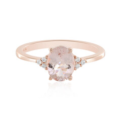 Anello in argento con Morganite