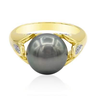 Anello in argento con Perla Tahitiana (TPC)