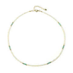 Collana in argento con Smeraldo Brasiliano