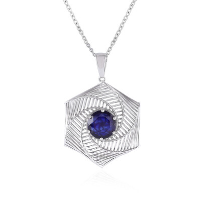 Collana in oro con Zaffiro Blu del Madagascar (Ornaments by de Melo)