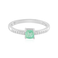 Anello in argento con Smeraldo Russo