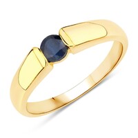 Anello in argento con Zaffiro Blu