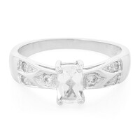 Anello in argento con Goshenite