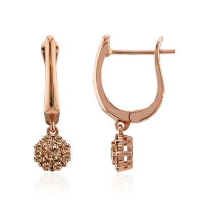 Orecchini in oro con Diamante Rose de France SI1 di Argyle (Annette)