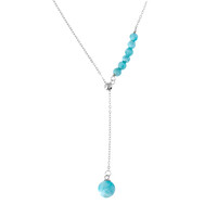 Collana in argento con Larimar