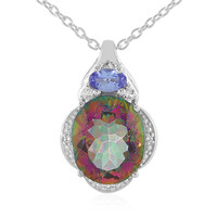 Collana in argento con Quarzo Mistico