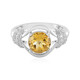 Anello in argento con Citrino
