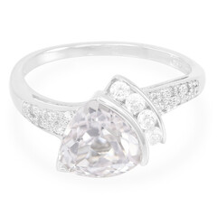 Anello in argento con Kunzite Bianca