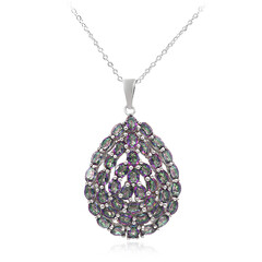 Collana in argento con Quarzo Mistico