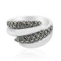 Anello in argento con Marcassite