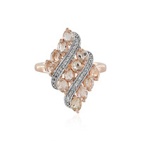 Anello in argento con Morganite