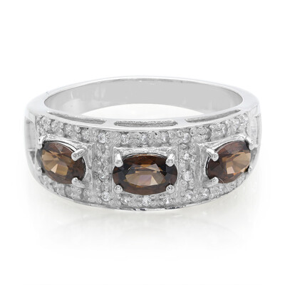 Anello in argento con Zircone Arancione