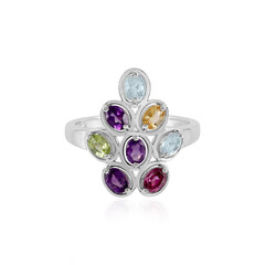 Anello in argento con Ametista Zambiana