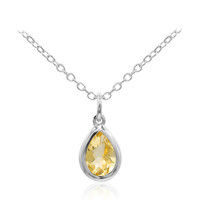 Collana in argento con Citrino