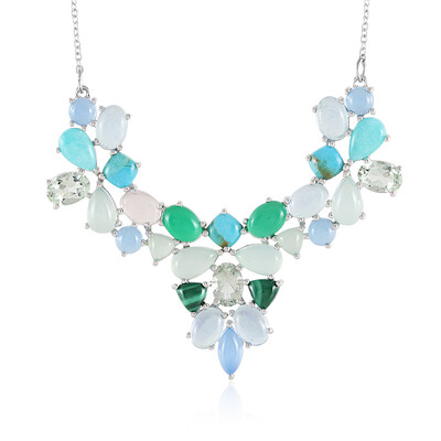 Collana in argento con Amazzonite