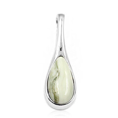 Ciondolo in argento con Serpentino