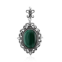 Ciondolo in argento con Malachite (Art of Nature)
