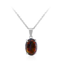 Collana in argento con Quarzo Mistico Sienna