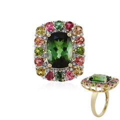 Anello in oro con Tormalina Santa Rosa (D'vyere)