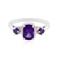 Anello in argento con Ametista