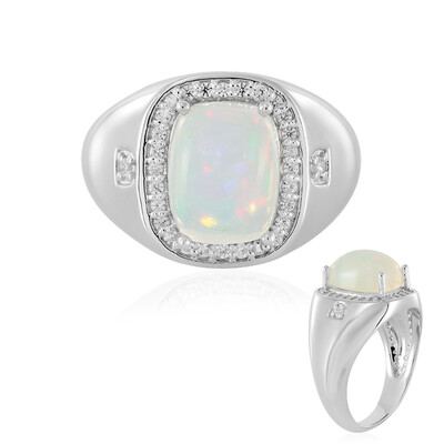 Anello in argento con Opale di Welo
