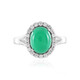 Anello in argento con Onice Verde