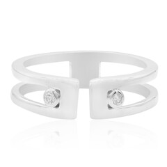 Anello in argento con Diamante I1 (G)
