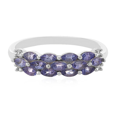 Anello in argento con Tanzanite