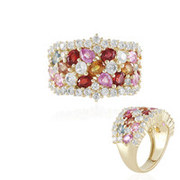 Anello in oro con Zaffiro Fancy (Adela Gold)