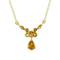 Collana in argento con Citrino