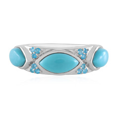 Anello in argento con Turchese Sleeping Beauty (KM by Juwelo)