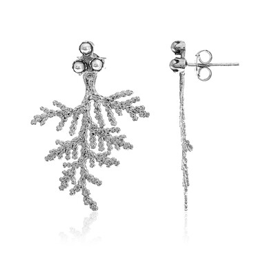 Orecchini in argento con Perla di Acqua Dolce (Joias do Paraíso)