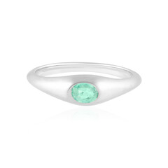 Anello in argento con Smeraldo Colombiano