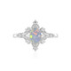 Anello in argento con Opale di Welo