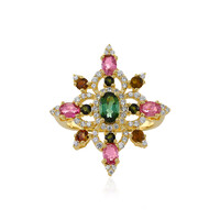 Anello in argento con Tormalina