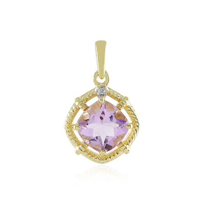 Ciondolo in argento con Ametista Rose de France