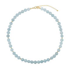 Collana in argento con Acquamarina Brasiliana