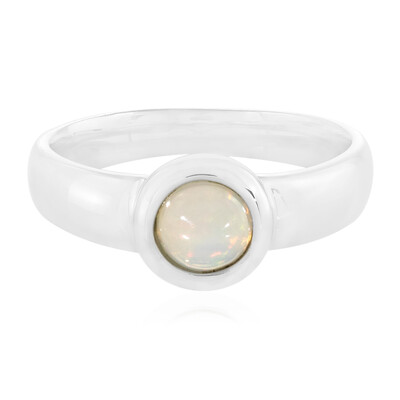 Anello in argento con Opale di Welo (MONOSONO COLLECTION)