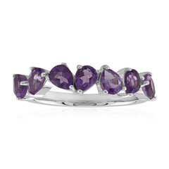 Anello in argento con Ametista
