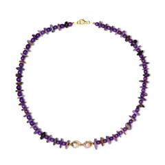 Collana in argento con Ematite Dorata