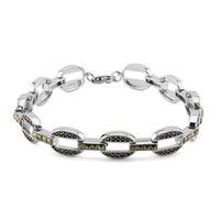 Bracciale in argento con Marcassite